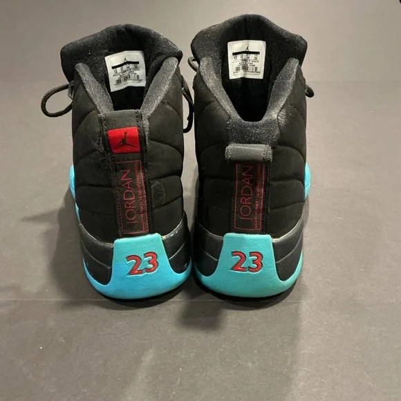 Nike Air Jordan 12 Retro Black Turbo Green Size 12 - Picture 12 of 16